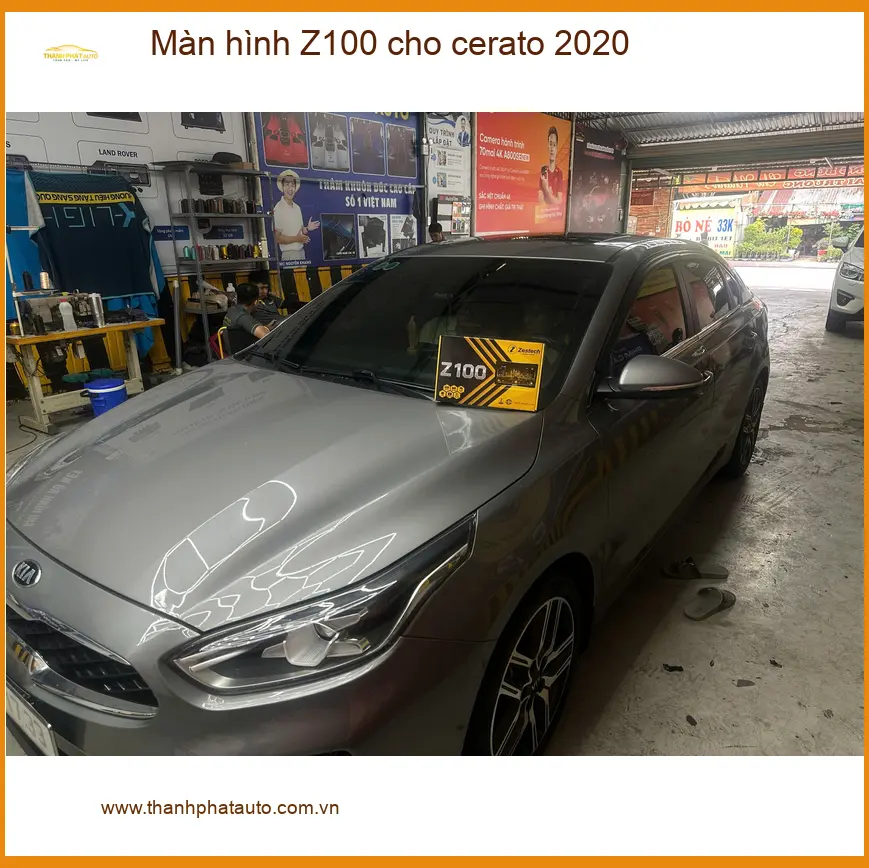 Chị Thảo lắp màn hình Z100 cho Cerato 2020 tại Quận 12 để trải nghiệm công nghệ mới ảnh thực tế 3