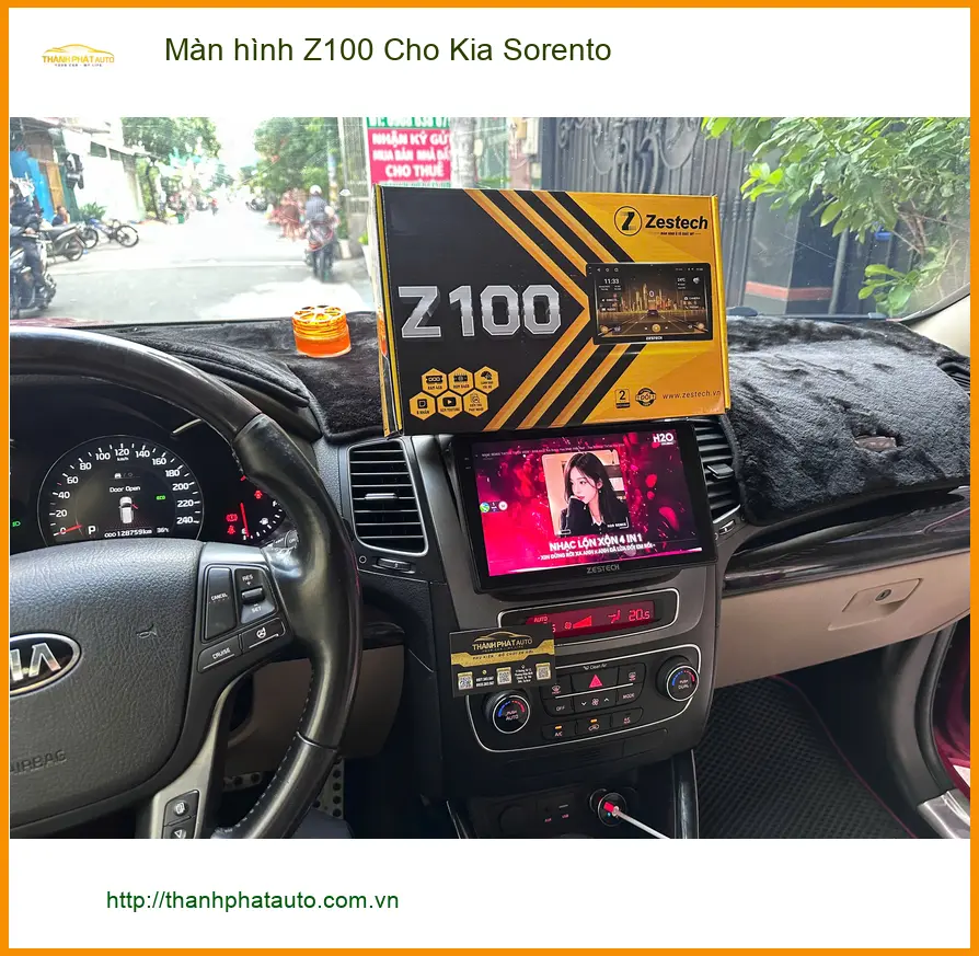 Anh Khang nâng cấp màn hình Z100 cho Kia Sorento tại Quận 12 muốn tăng tiện ích ảnh thực tế 3