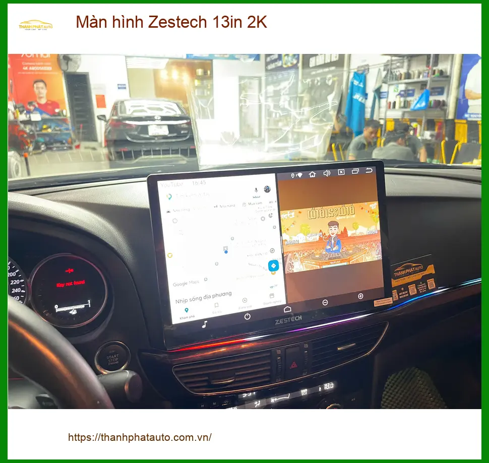 Anh Khải lắp màn hình Zestech 13in 2K cho Hyundai Accent tại Quận 12. ảnh thực tế 3