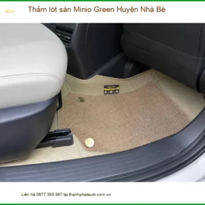 Nơi Lắp Thảm Lót Sàn Ô Tô lót sàn Minio Green Huyện Nhà Bè - Giá Tốt - Ảnh 3