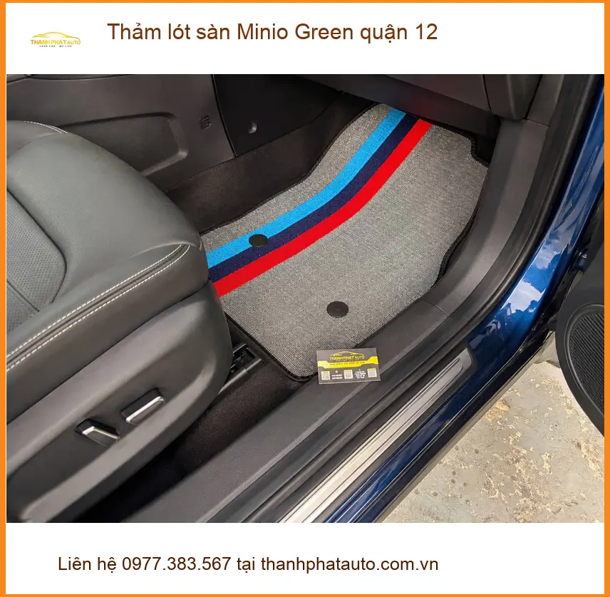 Nơi Lắp Thảm Lót Sàn Ô Tô lót sàn Minio Green quận 12 - Giá Tốt TPHCM ảnh thực tế 2
