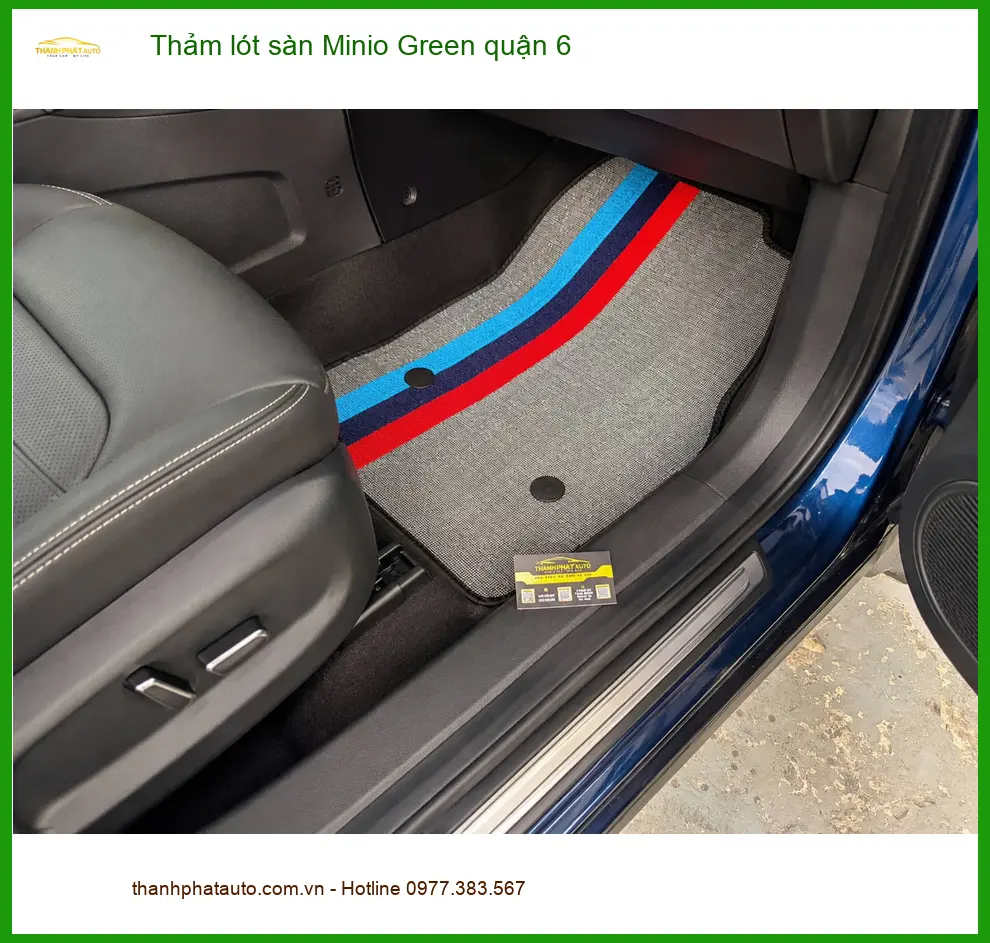 Nơi Lắp Thảm Lót Sàn Ô Tô lót sàn Minio Green quận 6 - Giá Tốt TPHCM ảnh thực tế 2