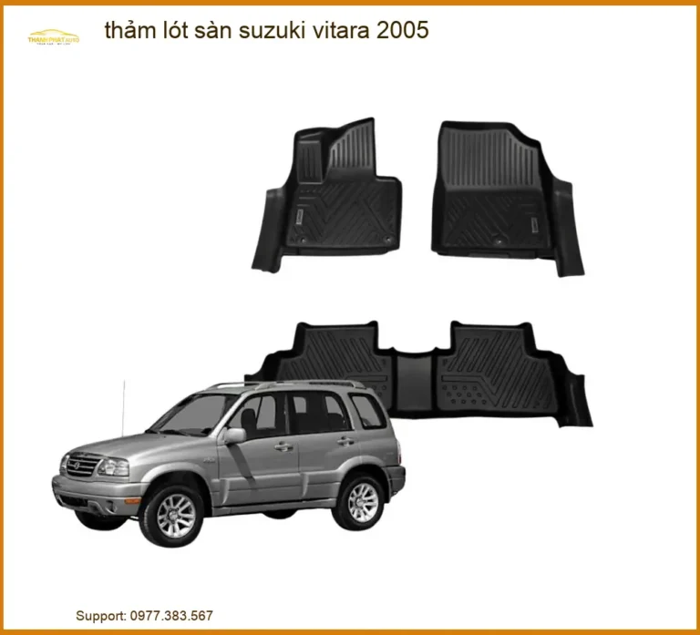 Thảm Lót Sàn Cao Cấp Suzuki Vitara 2005 - Địa Chỉ Lắp Đặt Uy Tín TPHCM