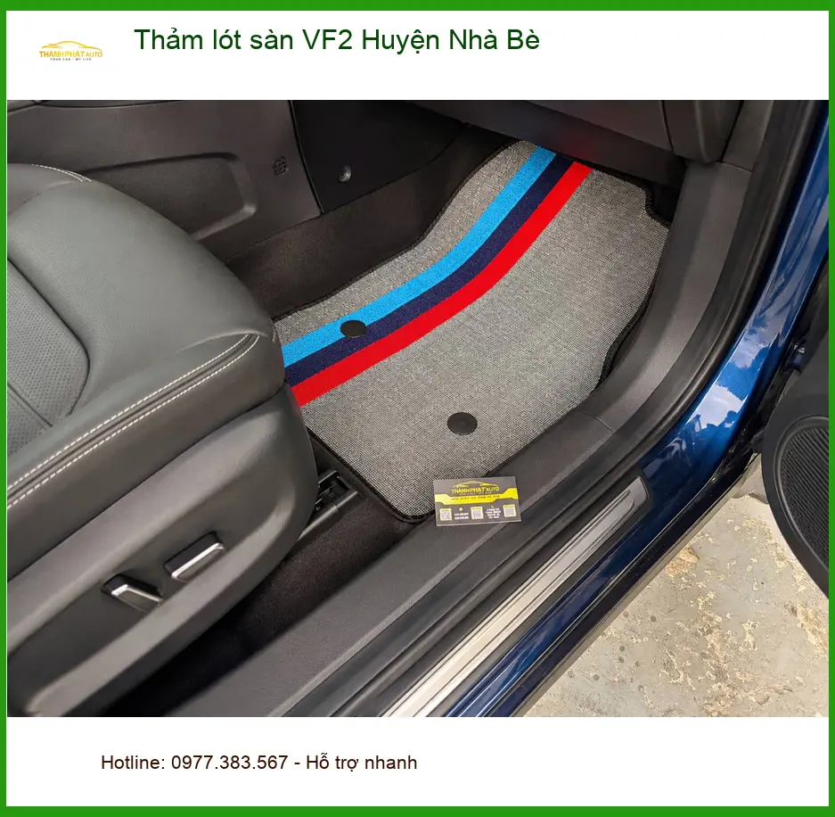 Địa Chỉ May Thảm Lót Sàn Ô Tô lót sàn VF2 Huyện Nhà Bè - Giá Tốt TPHCM ảnh thực tế 3