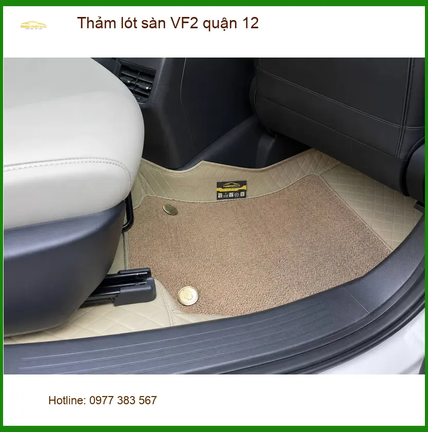 Địa Chỉ Lắp Thảm Lót Sàn Ô Tô lót sàn VF2 quận 12 - Lắp Đặt Uy Tín TPHCM