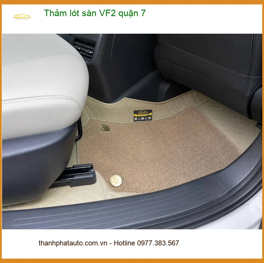 Địa Chỉ May Thảm Lót Sàn Ô Tô lót sàn VF2 quận 7 - Giá Tốt TPHCM ảnh thực tế 3