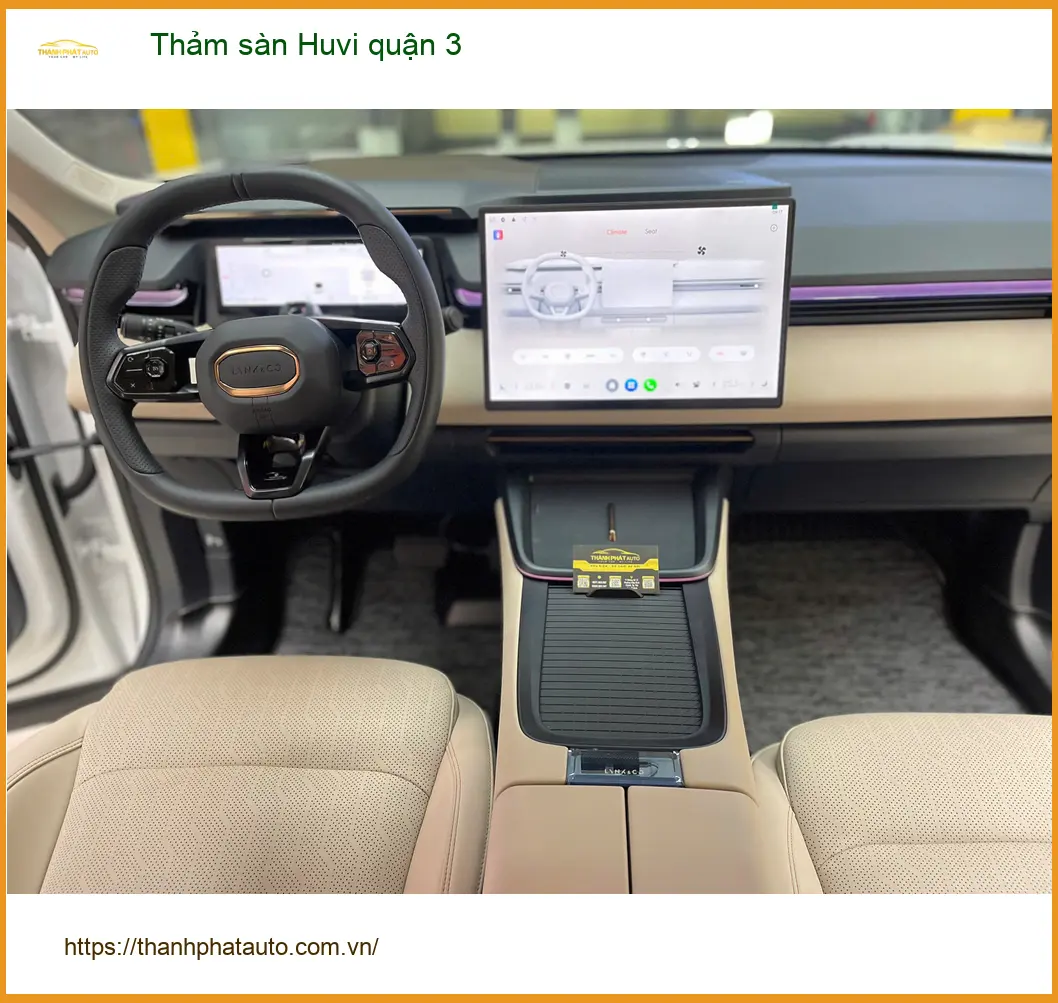 Địa Chỉ May Thảm Lót Sàn Ô Tô sàn Huvi quận 3 - Giá Tốt TPHCM