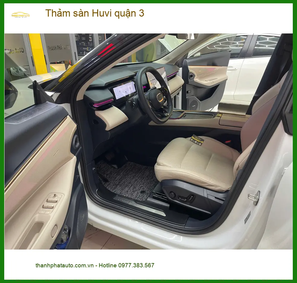Địa Chỉ May Thảm Lót Sàn Ô Tô sàn Huvi quận 3 - Giá Tốt TPHCM ảnh thực tế 2