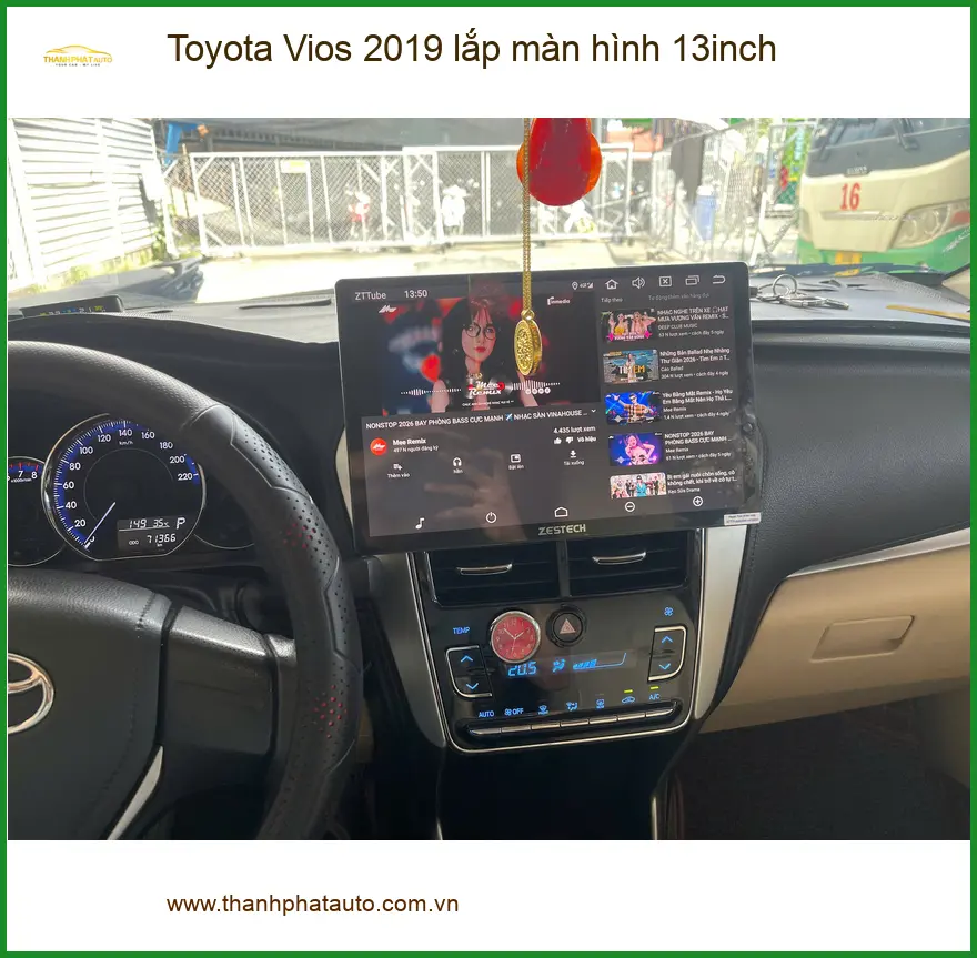 Anh Khải lắp màn hình Android 13inch cho Toyota Vios 2019 ở Quận 9 ảnh thực tế 3