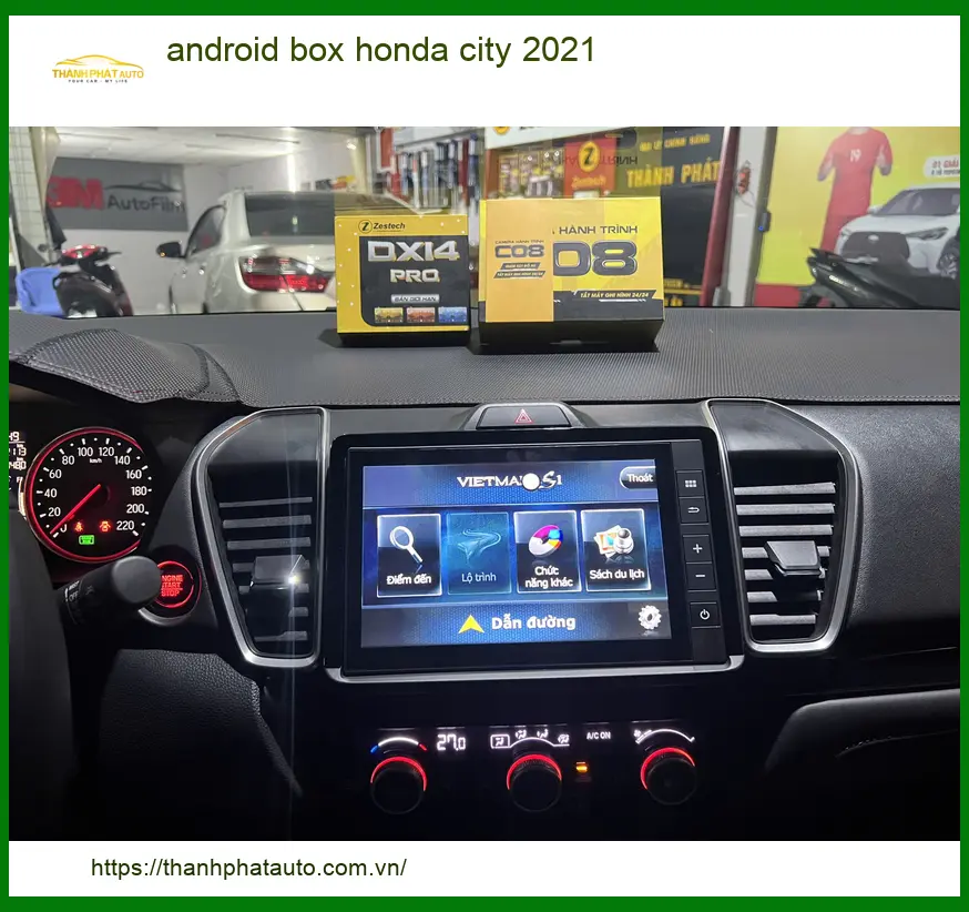 Android Box Honda City 2021 - Trung Tâm Lắp Đặt Chính Hãng TPHCM