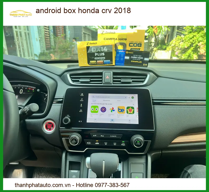 Android Box Honda CRV 2018 - Nơi Nâng Cấp Uy Tín Giá Tốt TPHCM