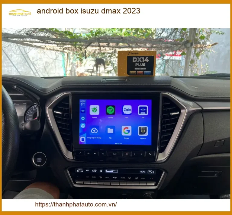 Android Box Isuzu Dmax 2023 - Địa Chỉ Lắp Đặt Chính Hãng TPHCM