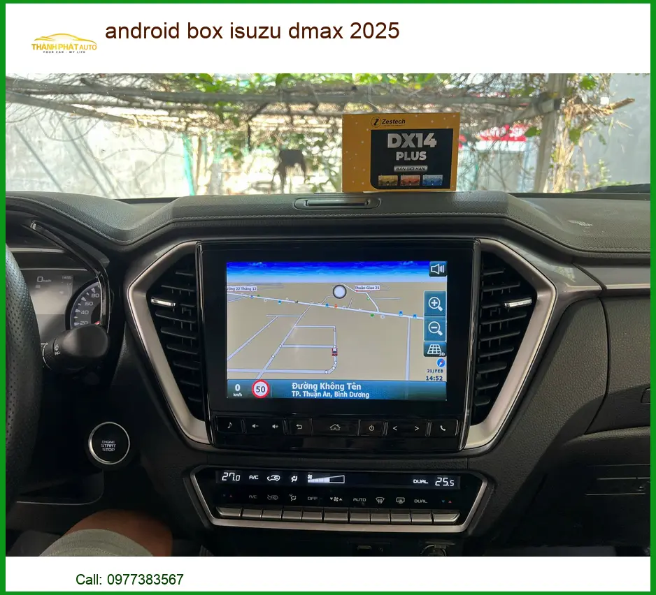 Android Box Ô Tô Isuzu Dmax 2025 - Trung Tâm Lắp Đặt Nâng Cấp Chính Hãng TPHCM