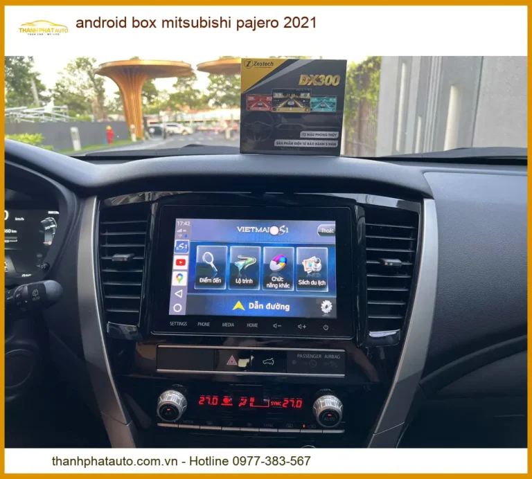 Android Box Mitsubishi Pajero 2021 - Địa Chỉ Lắp Đặt Chính Hãng TPHCM