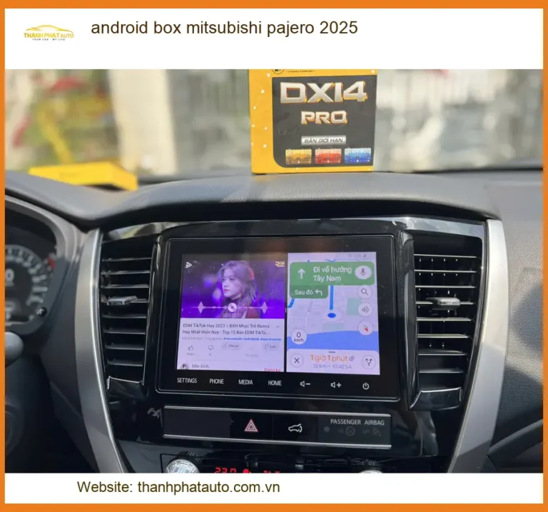 Android Box Mitsubishi Pajero 2025 - Trung Tâm Lắp Đặt Uy Tín TPHCM