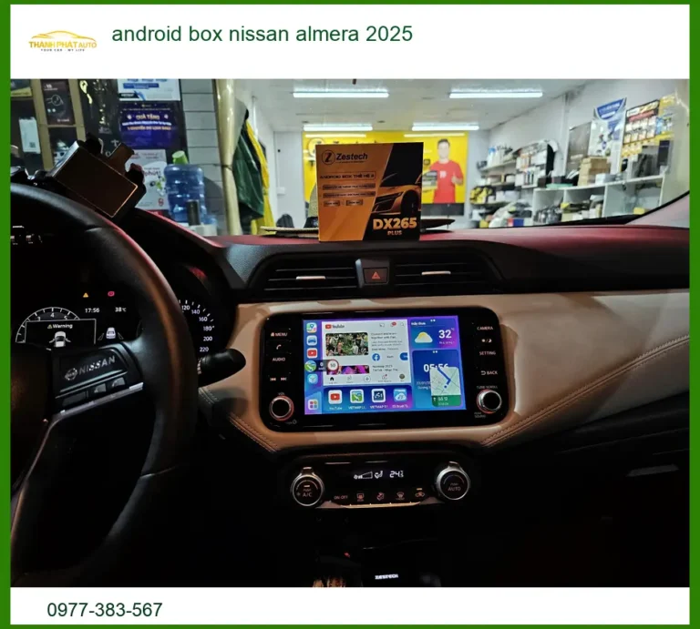 Android Box Nissan Almera 2025 - Địa Chỉ Lắp Đặt Chính Hãng TPHCM