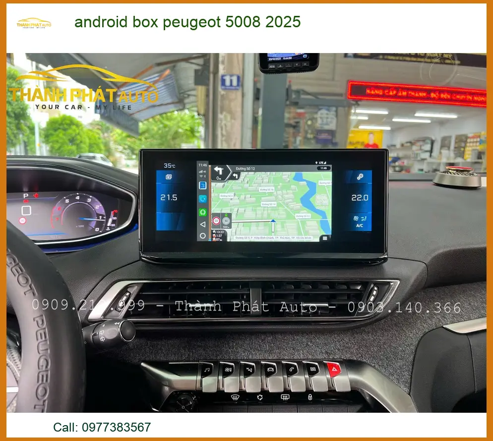 Android Box Peugeot 5008 2025 - Địa Chỉ Lắp Đặt Chính Hãng TPHCM