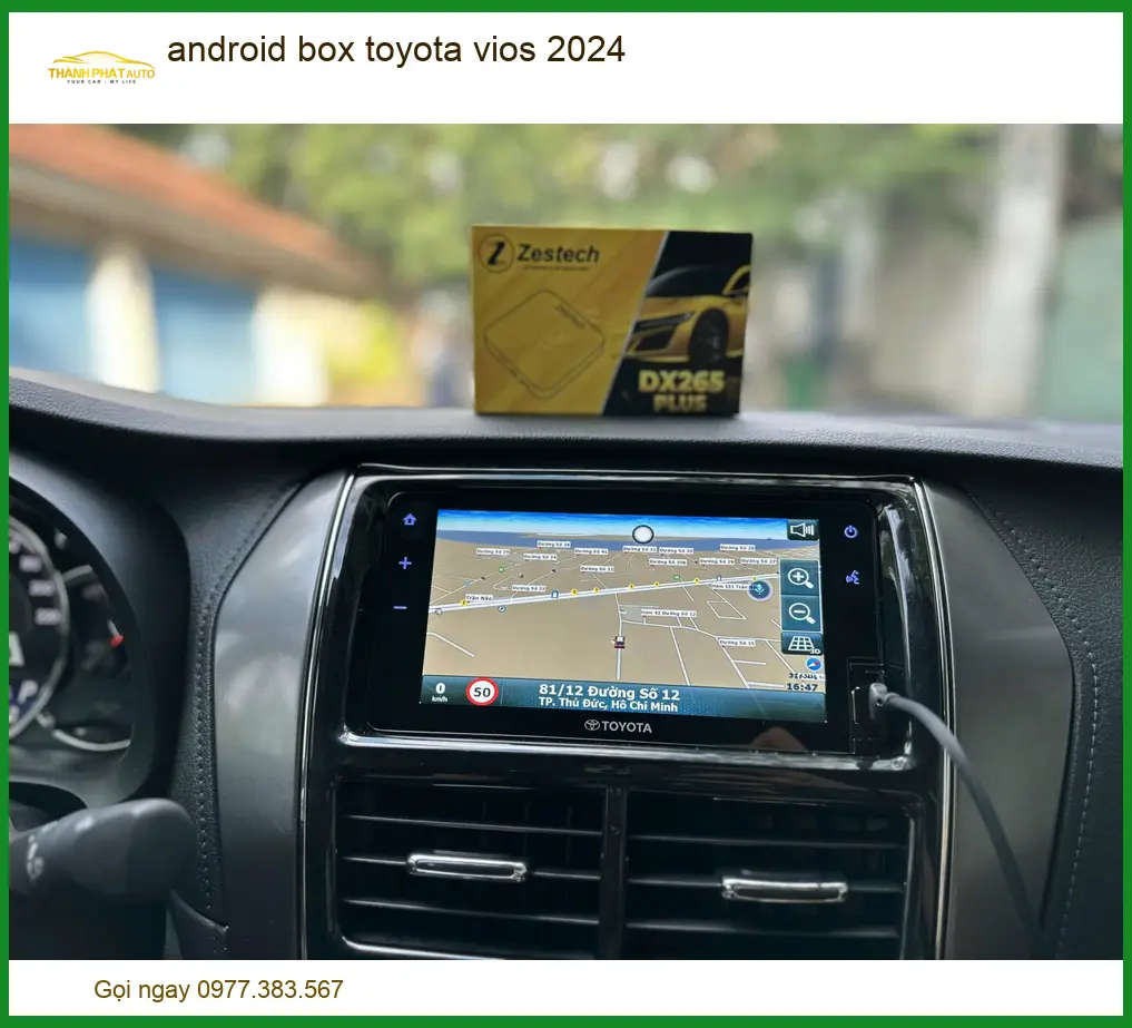 Android Box Zestech DX265 Toyota Vios 2024 - Địa Chỉ Lắp Đặt Uy Tín TPHCM