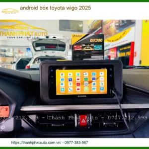 Đầu Android Box Cho Xe Toyota Wigo 2025 - Trung Tâm Lắp Đặt Uy Tín TPHCM