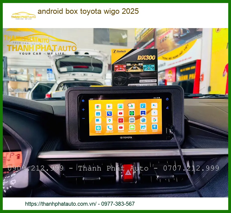 Đầu Android Box Cho Xe Toyota Wigo 2025 - Trung Tâm Lắp Đặt Uy Tín TPHCM