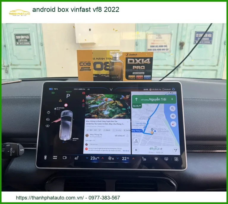 Android Box VinFast VF8 2022 - Trung Tâm Lắp Đặt Chính Hãng TPHCM