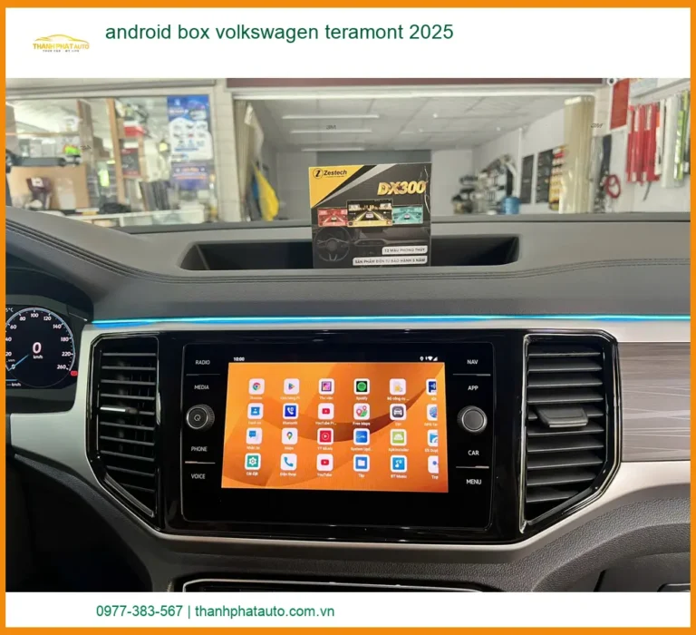 Android Box Volkswagen Teramont 2025 - Trung Tâm Gắn Chính Hãng TPHCM
