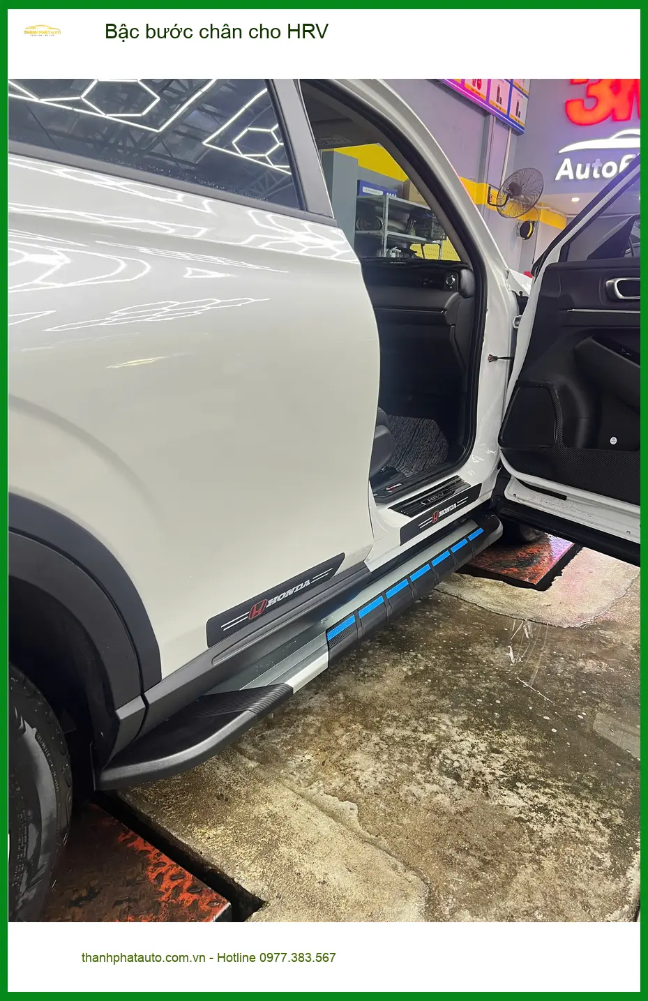 Anh Kiên lắp bậc bước chân cho Honda HRV tại Quận 9 để gia đình dễ dàng lên xuống xe ảnh thực tế 2