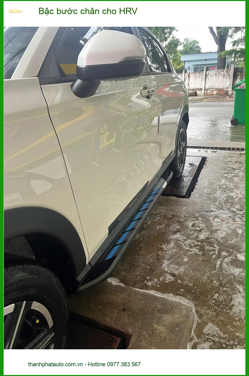 Anh Kiên lắp bậc bước chân cho Honda HRV tại Quận 9 để gia đình dễ dàng lên xuống xe ảnh thực tế 3