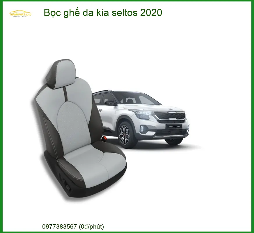Bọc Ghế Da Cao Cấp Kia Seltos 2020 - Trung Tâm Nâng Cấp Chính Hãng TPHCM