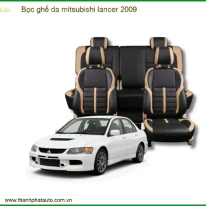 Bọc Ghế Da Mitsubishi Lancer 2009 - Địa Chỉ Lắp Đặt Uy Tín TPHCM