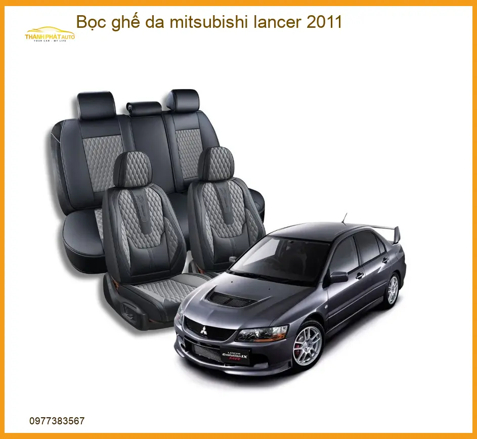 Bọc Ghế Da Xe Mitsubishi Lancer 2011 - Trung Tâm Lắp Đặt Uy Tín TPHCM