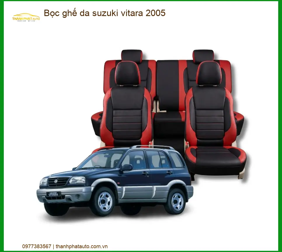 Bọc Ghế Da Suzuki Vitara 2005 - Trung Tâm Lắp Đặt Chính Hãng TPHCM