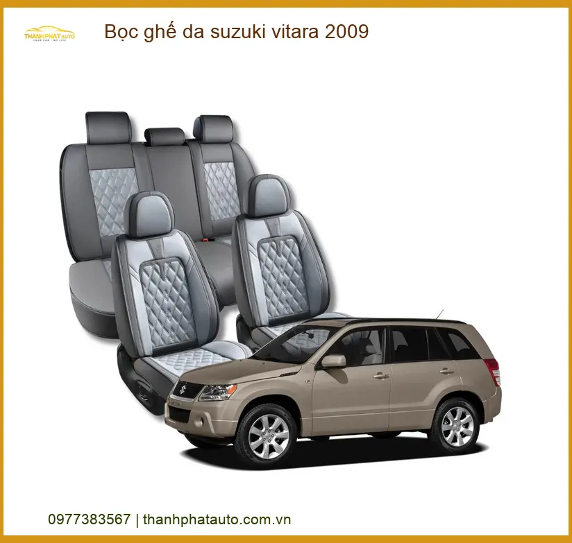 Bọc Ghế Da Suzuki Vitara 2009 - Trung Tâm Gắn Cao Cấp Chính Hãng TPHCM