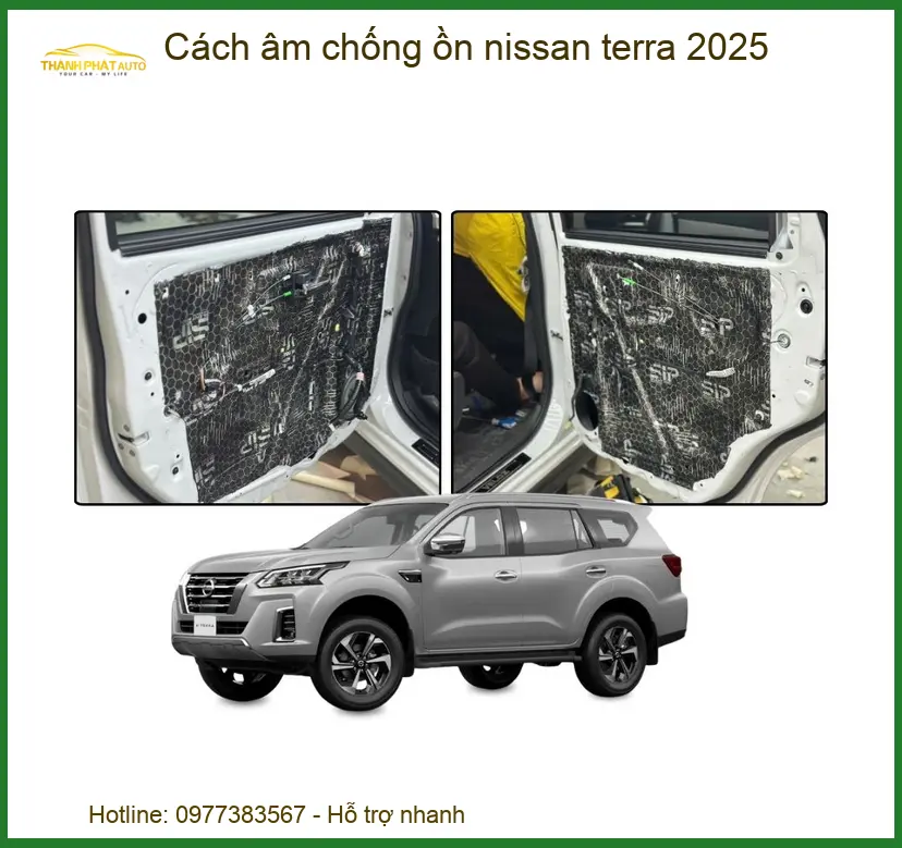 Cách Âm Chống Ồn Nissan Terra 2025 - Nơi Thi Công Cách Âm Uy Tín TPHCM