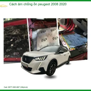 Cách Âm Chống Ồn Peugeot 2008 2020 - Trung Tâm Lắp Đặt Uy Tín TPHCM