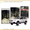 Cách Âm Chống Ồn Subaru Forester 2011 - Địa Chỉ Lắp Đặt Uy Tín TPHCM