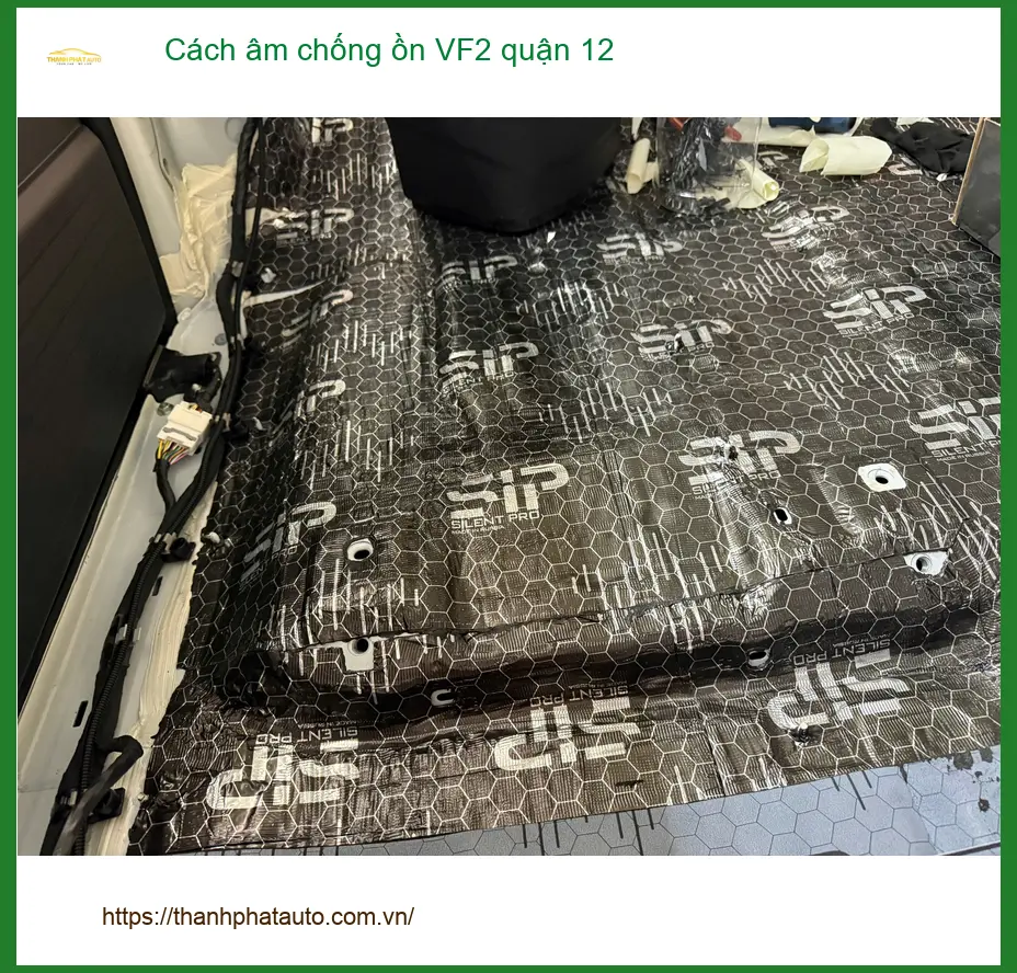 Dịch Vụ Cách Âm Chống Ồn Ô Tô âm chống ồn VF2 quận 12 - Giá Tốt TPHCM ảnh thực tế 2