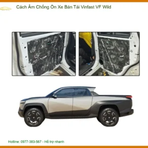 Cách Âm Chống Ồn Xe Bán Tải Vinfast VF Wild