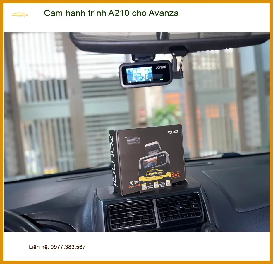 Anh Tùng lắp Cam hành trình A210 cho Avanza ở Quận 12 tăng cường an toàn ảnh thực tế 3