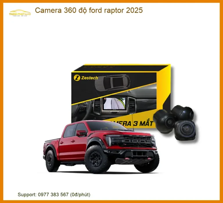 Camera 360 độ Ford Raptor 2025 - Địa Chỉ Lắp Đặt Uy Tín TPHCM