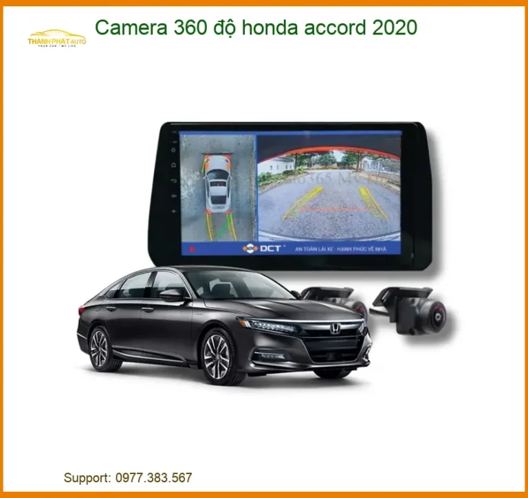 Camera 360 độ Honda Accord 2020 - Trung Tâm Lắp Đặt Chính Hãng TPHCM