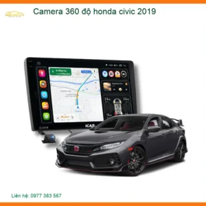 Camera 360 độ Honda Civic 2019 - Địa Chỉ Lắp Đặt Uy Tín TPHCM