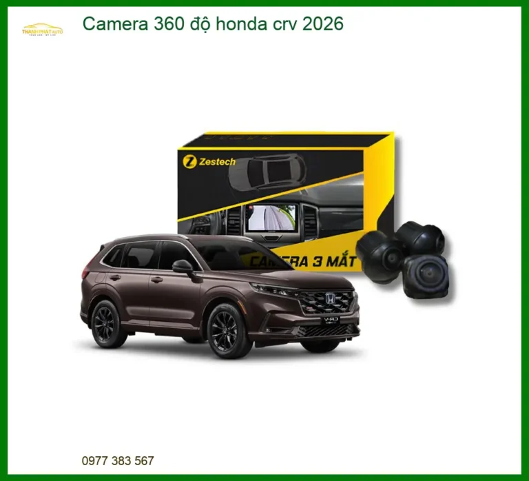 Camera 360 độ Honda CRV 2026 - Trung Tâm Lắp Đặt Camera Chính Hãng Uy Tín TPHCM