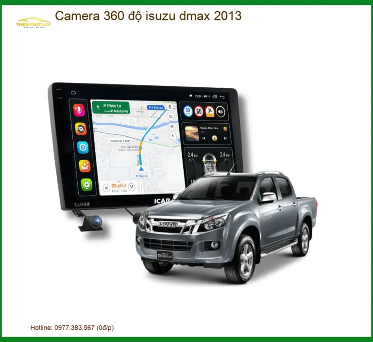 Camera 360 độ Isuzu Dmax 2013 - Trung Tâm Lắp Đặt Uy Tín TPHCM
