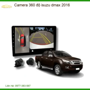 Camera 360 độ Isuzu Dmax 2016 - Trung Tâm Lắp Đặt Camera Uy Tín TPHCM