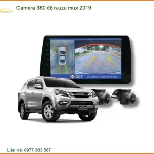 Camera 360 độ Isuzu Mu-X 2019 - Trung Tâm Lắp Đặt Uy Tín TPHCM