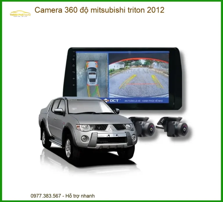Camera 360 độ Mitsubishi Triton 2012 - Địa Chỉ Lắp Đặt Chính Hãng TPHCM