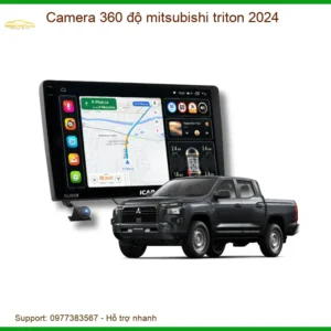 Camera 360 độ Mitsubishi Triton 2024 - Địa Chỉ Lắp Đặt Camera 360 Chính Hãng TPHCM