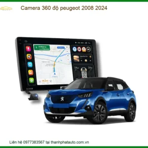 Camera 360 độ Peugeot 2008 2024 - Đơn Vị Thi Công Giá Tốt TPHCM