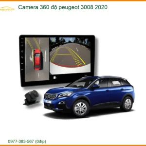 Camera 360 độ Peugeot 3008 2020 - Địa Chỉ Lắp Đặt Camera Chính Hãng TPHCM